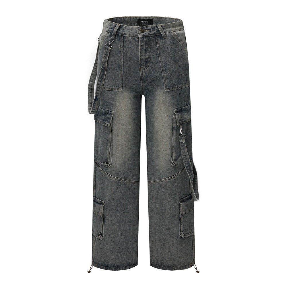 Reimagined Retro Multi-pocket jeans