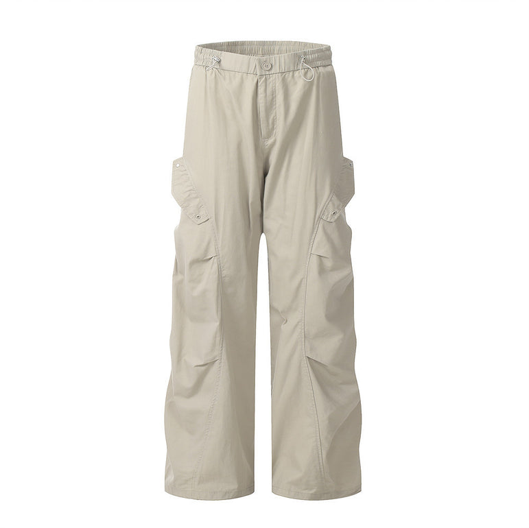 D-vine Wide-leg Cargos - flat lay product shot