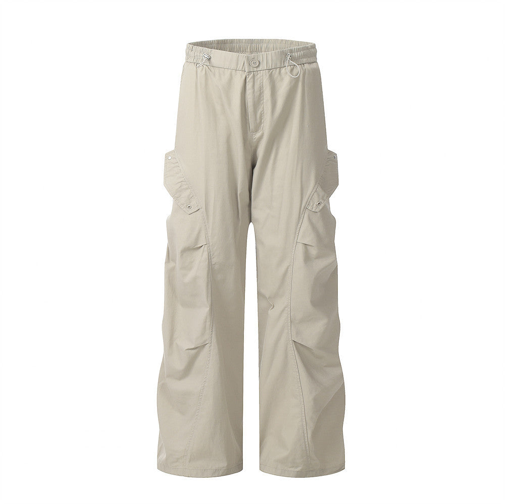 D-vine Wide-leg Cargos - flat lay product shot