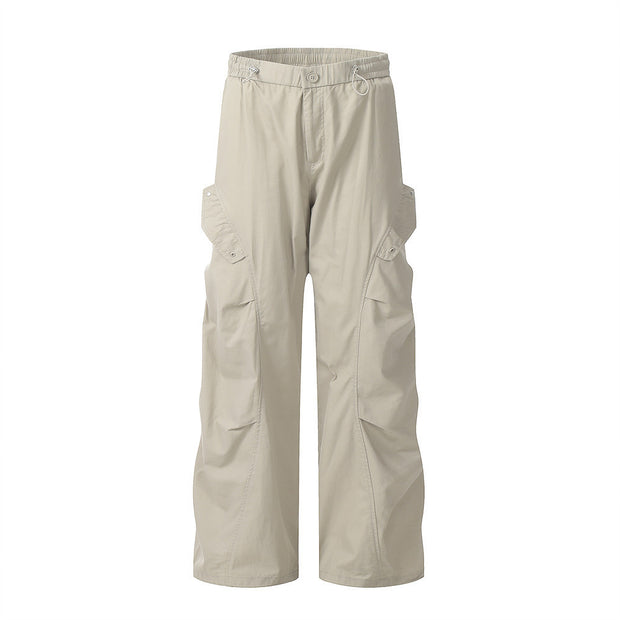 D-vine Wide-leg Cargos - flat lay product shot