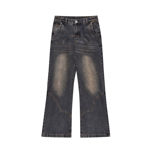 Slightly Flared Denim Jeans