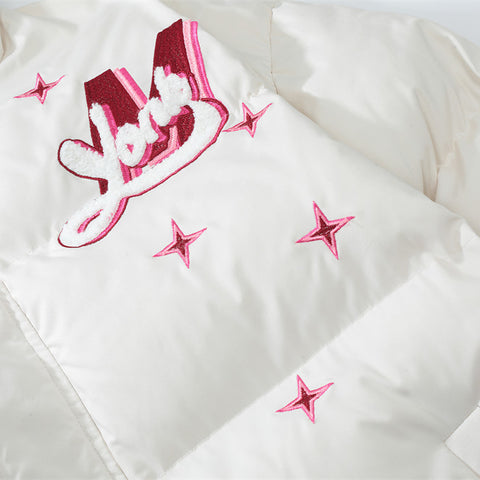 D-vine Printed Cotton-padded Puffer