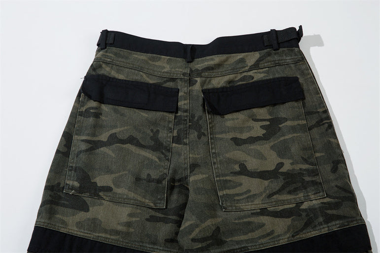 D-vine Heavy Industry Camouflage Cargos - back view
