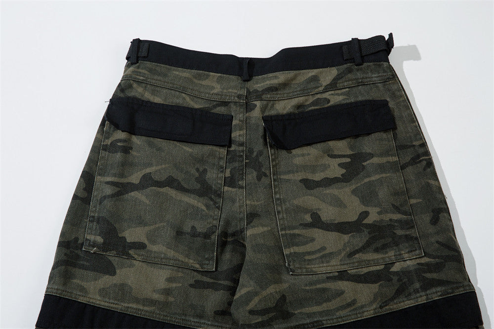 D-vine Heavy Industry Camouflage Cargos - back view