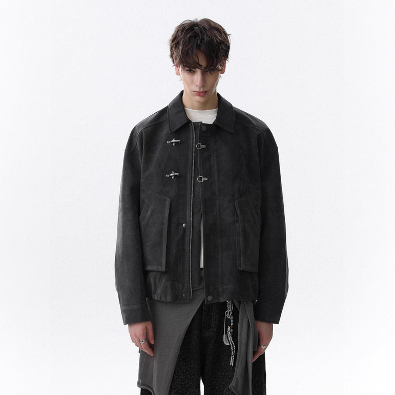 D-vine Maillard Leather Jacket