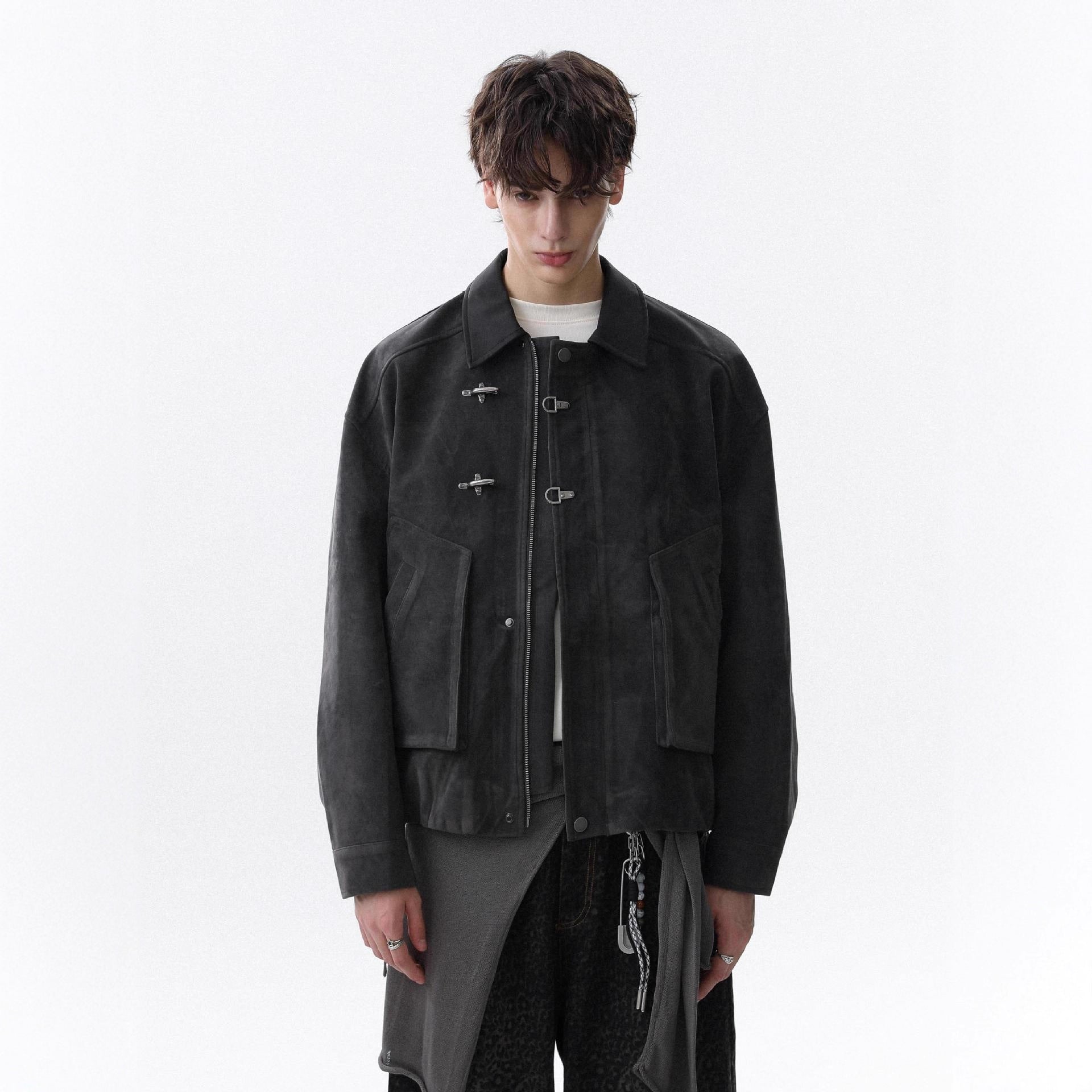 D-vine Maillard Leather Jacket