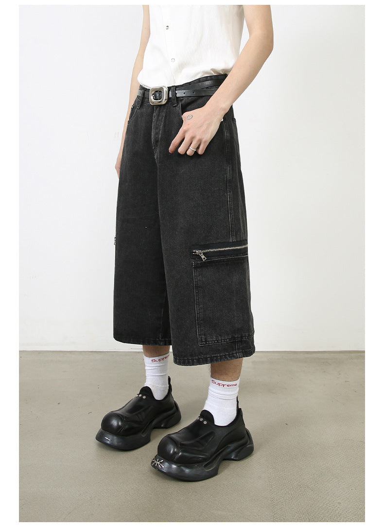 D-vine Denim Cropped Jeans - back view