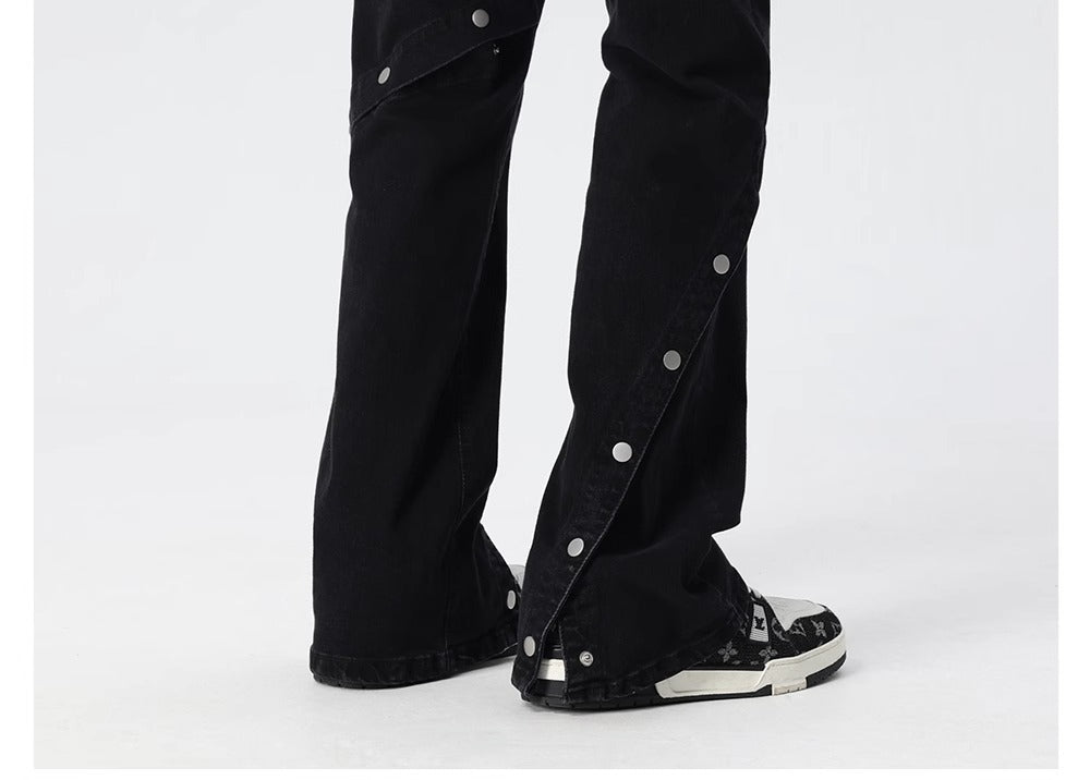 Wide-leg Skinny Denim Jeans