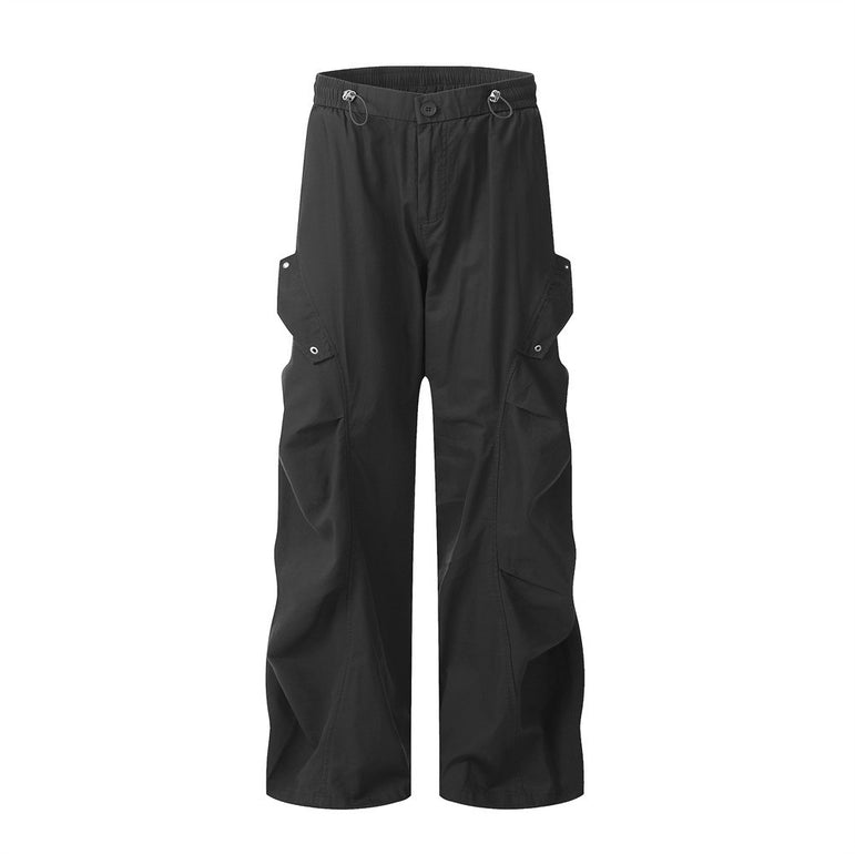 Wide-Leg Cargo Pants | Loose Fit Streetwear Trousers