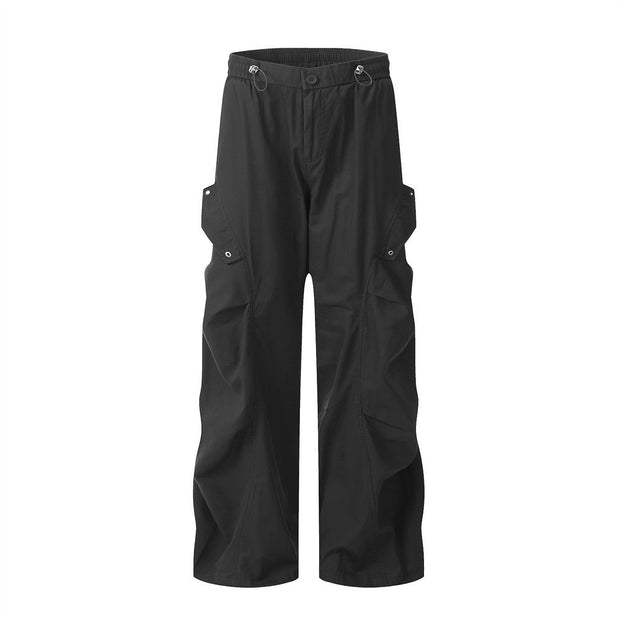 Wide-Leg Cargo Pants | Loose Fit Streetwear Trousers