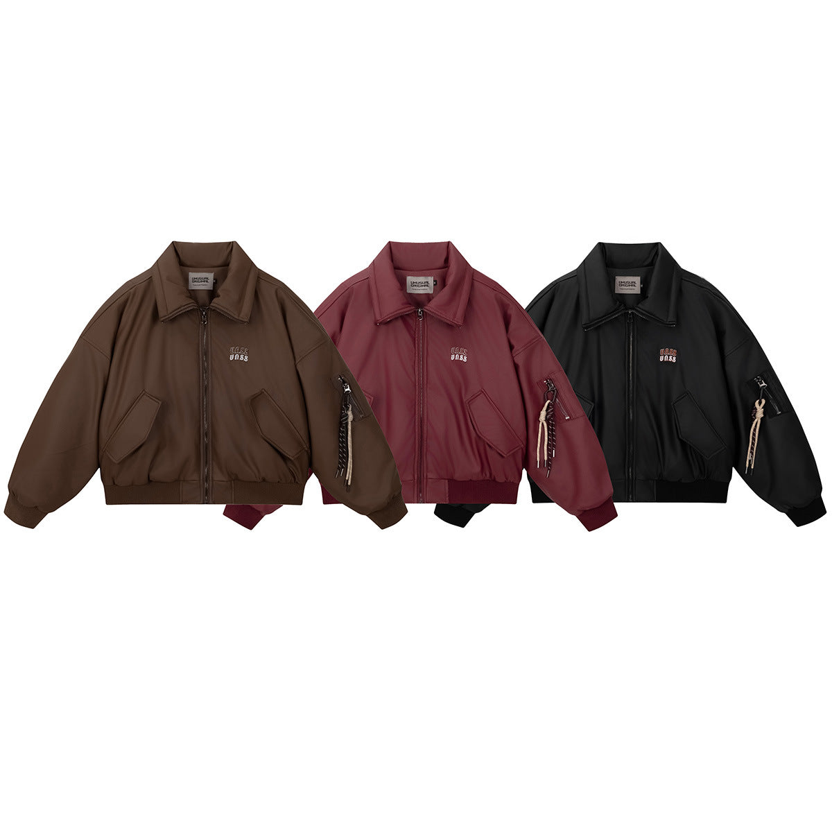 Men's Leather Coat | Embroidered Leather Coat | D-Vine