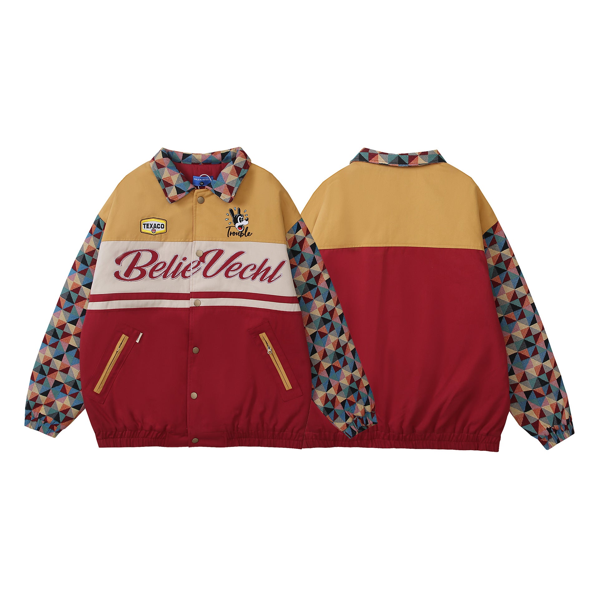 Polo Collar Jacket | Loose Polo Jacket | D-Vine