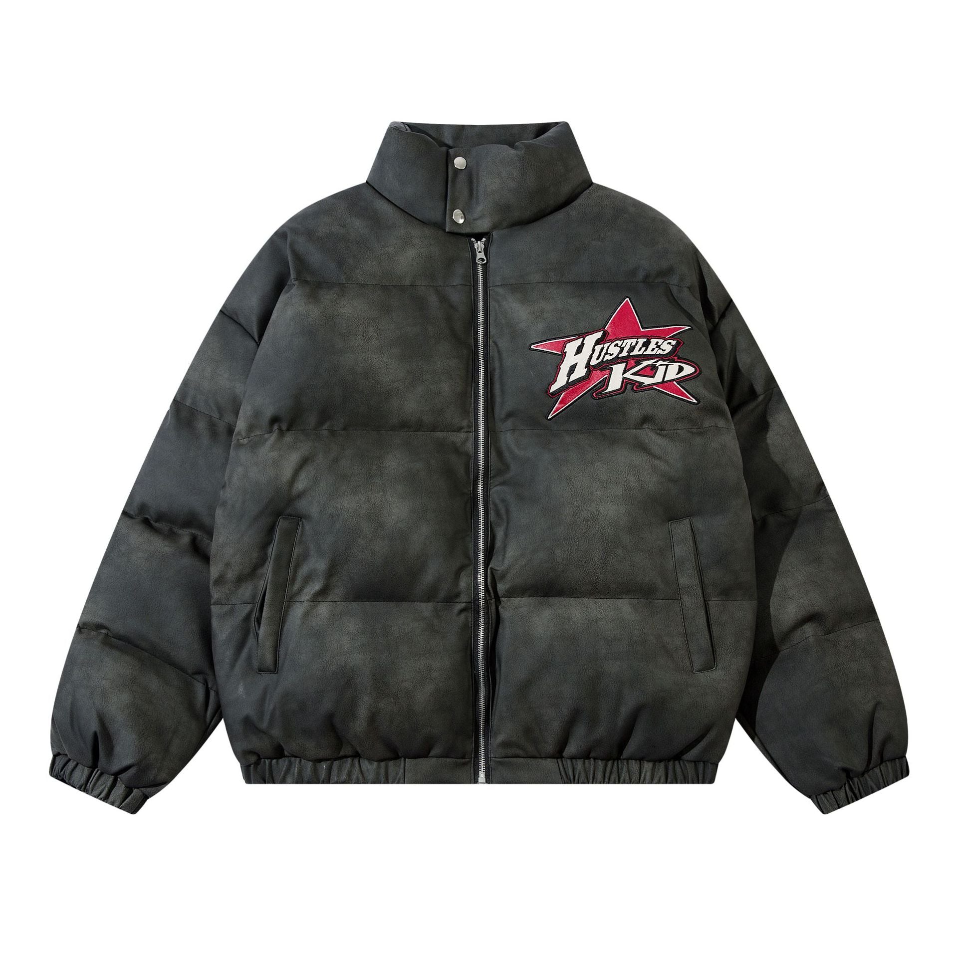 Cotton Puffer Jacket | Embroidered Cotton Puffer | D-Vine