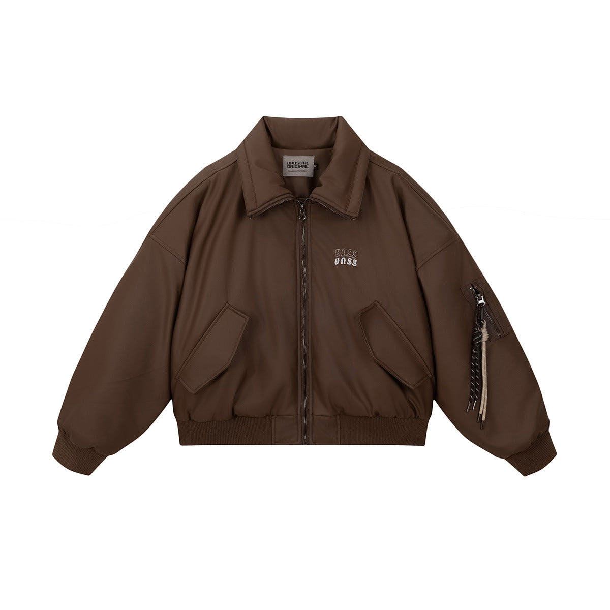 Men's Leather Coat | Embroidered Leather Coat | D-Vine