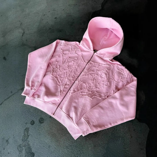 Street Style Cardigan Zipper Hoodie