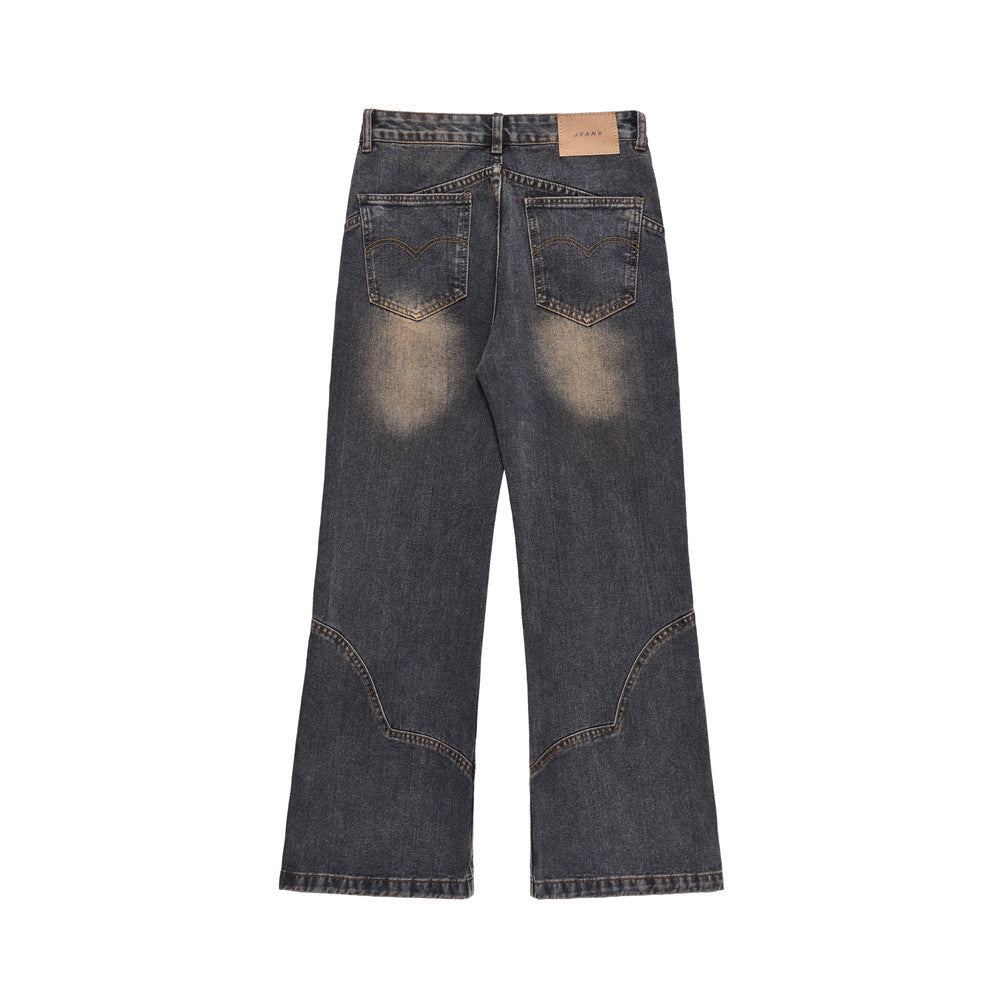 Slightly Flared Denim Jeans
