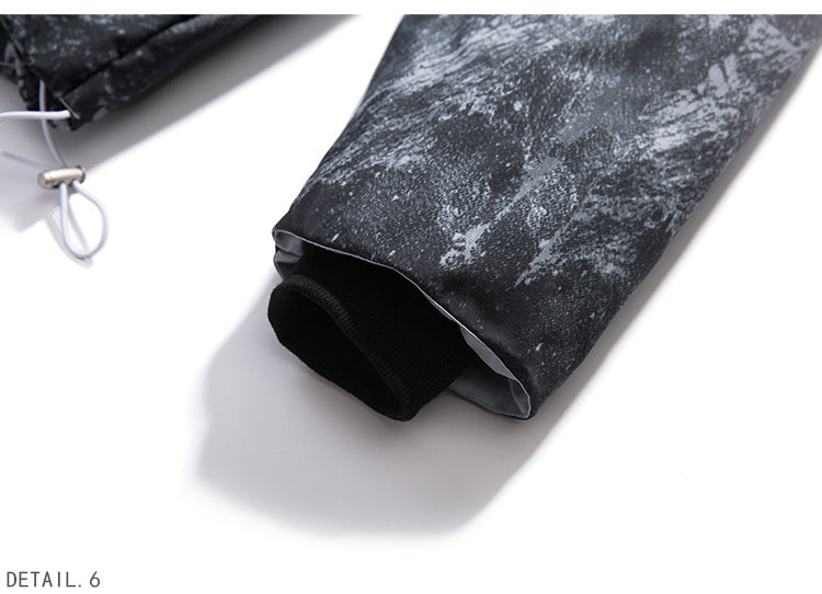 D-vine Gradient Cotton Padded Jacket