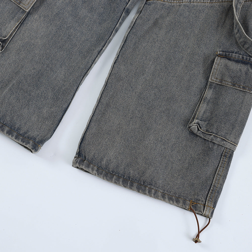 Reimagined Retro Multi-pocket jeans