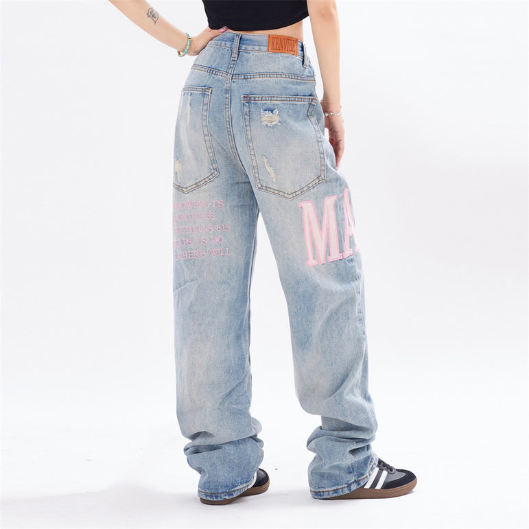 D-vine Ripped Beggar Denim Jeans - styled outfit