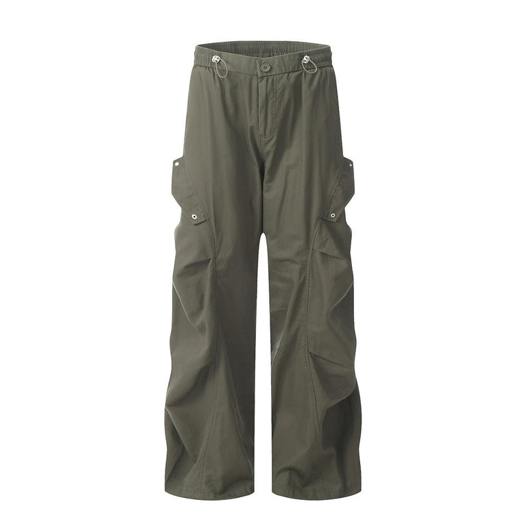Wide-Leg Cargo Pants | Loose Fit Streetwear Trousers
