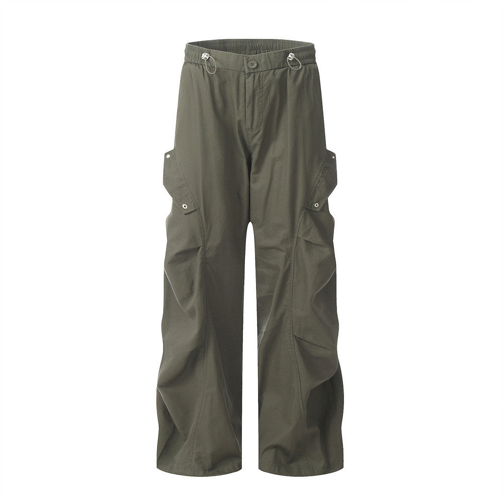 Wide-Leg Cargo Pants | Loose Fit Streetwear Trousers