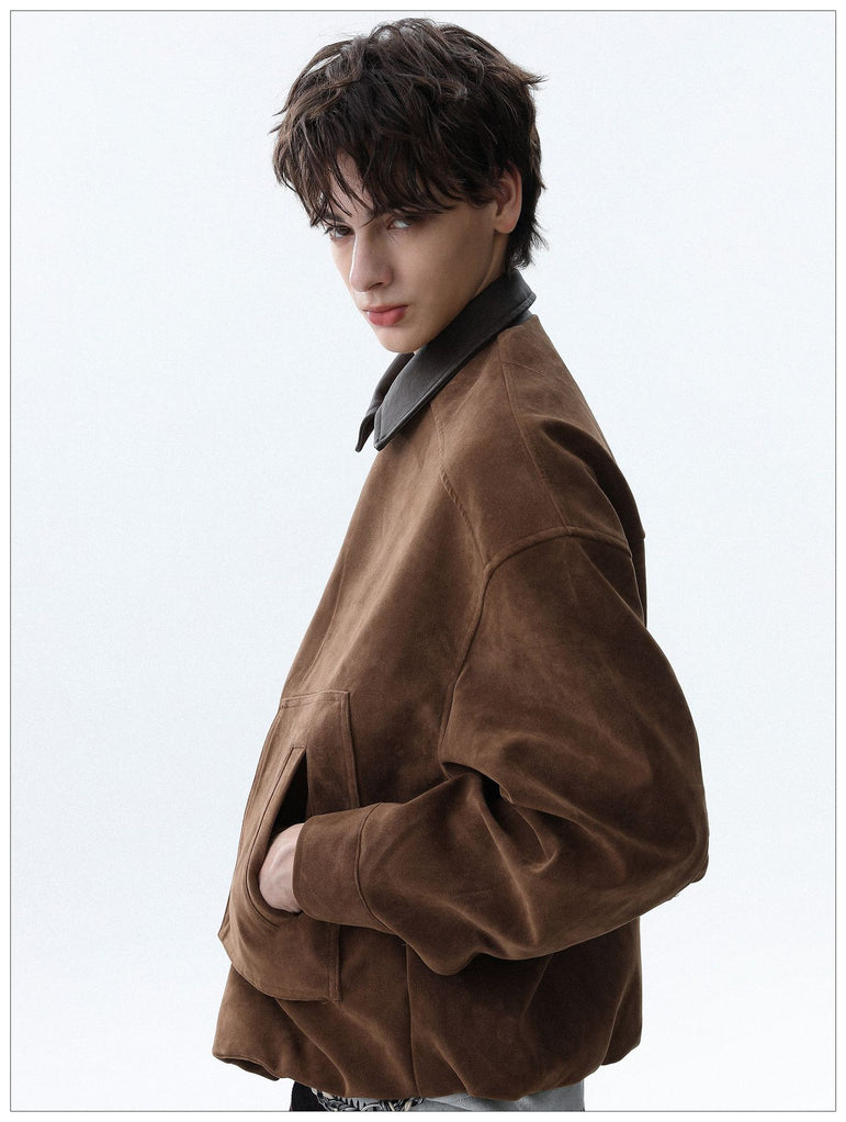 D-vine Maillard Leather Jacket