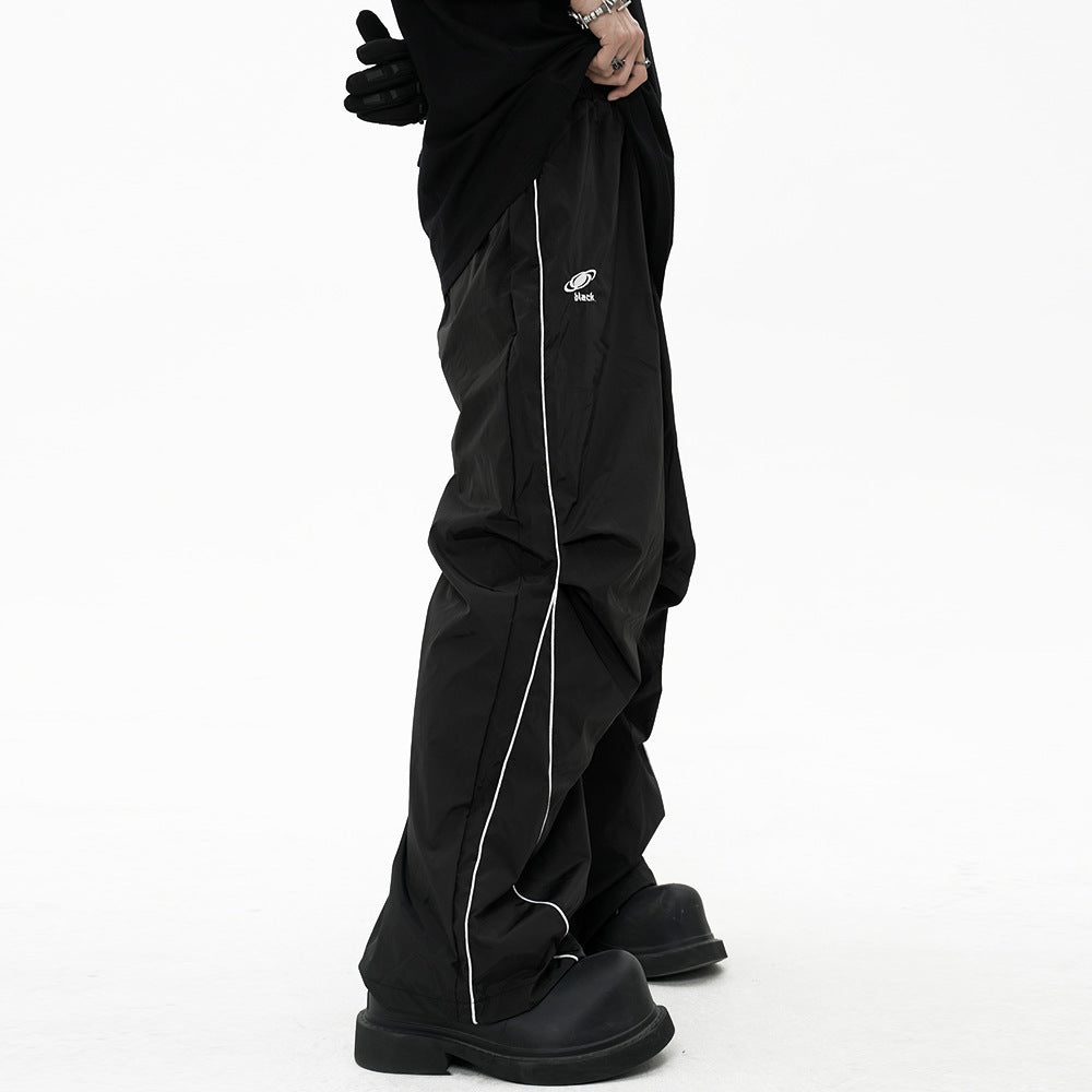Striped Jogger Cargo Pants | Loose Fit Trousers