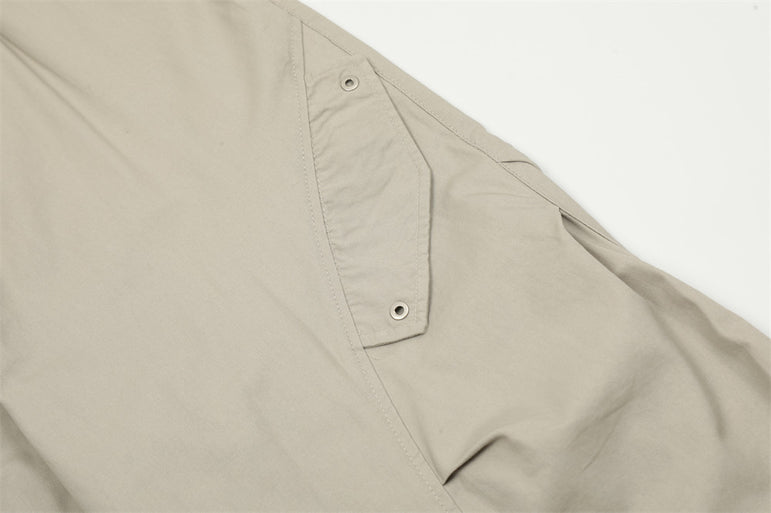 D-vine Wide-leg Cargos - side view showing wide leg
