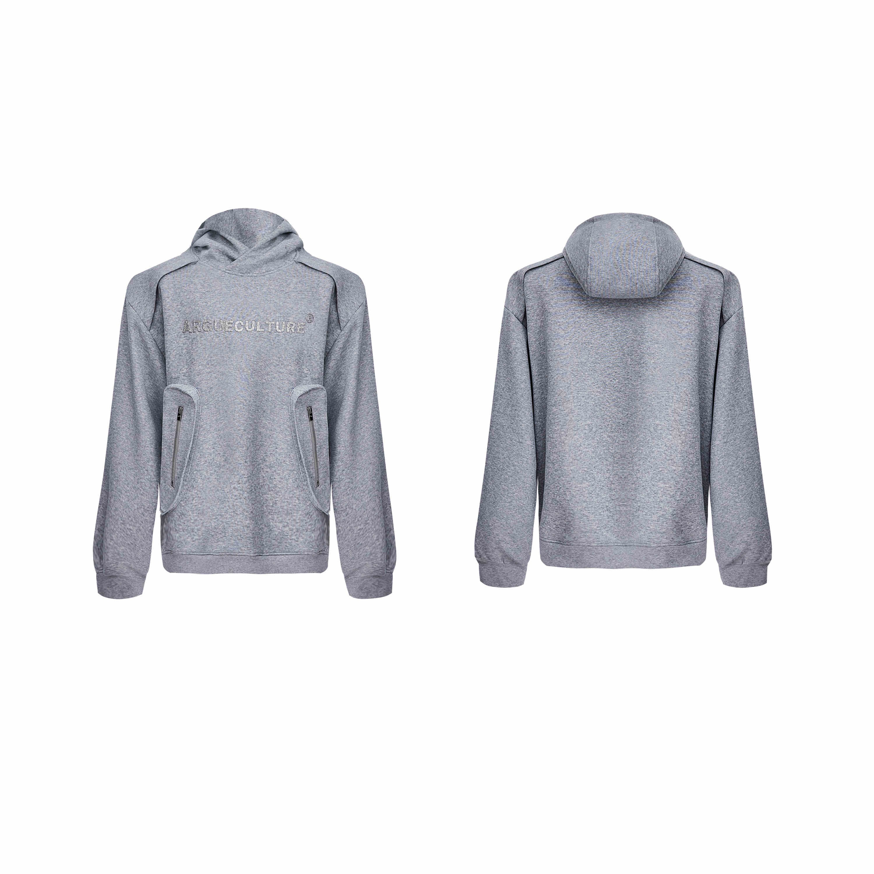 Oversized Cargo Pocket Pullover Hoodie | Streetwear