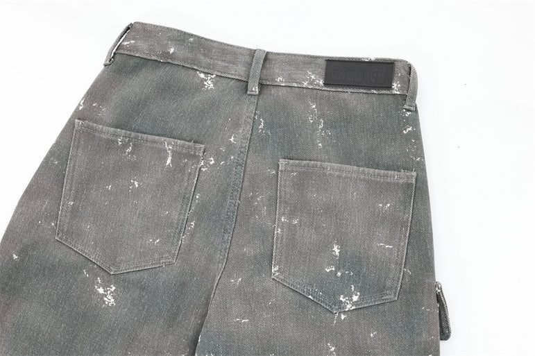 D-vine Splash-ink Denim Jeans - side view