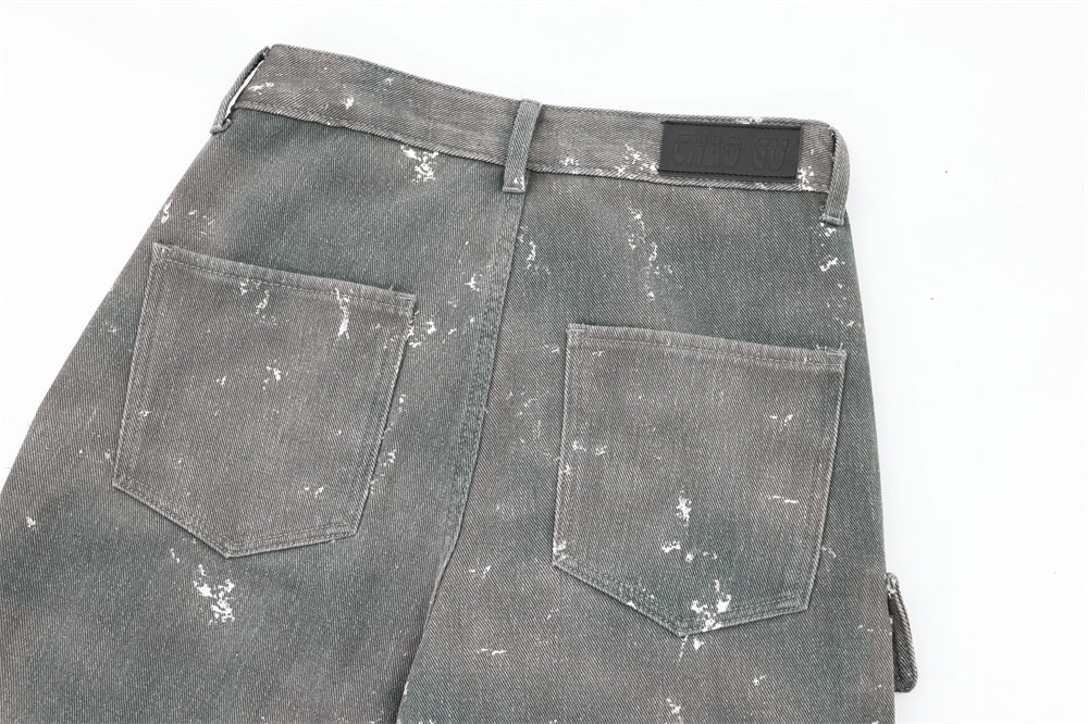 D-vine Splash-ink Denim Jeans - side view