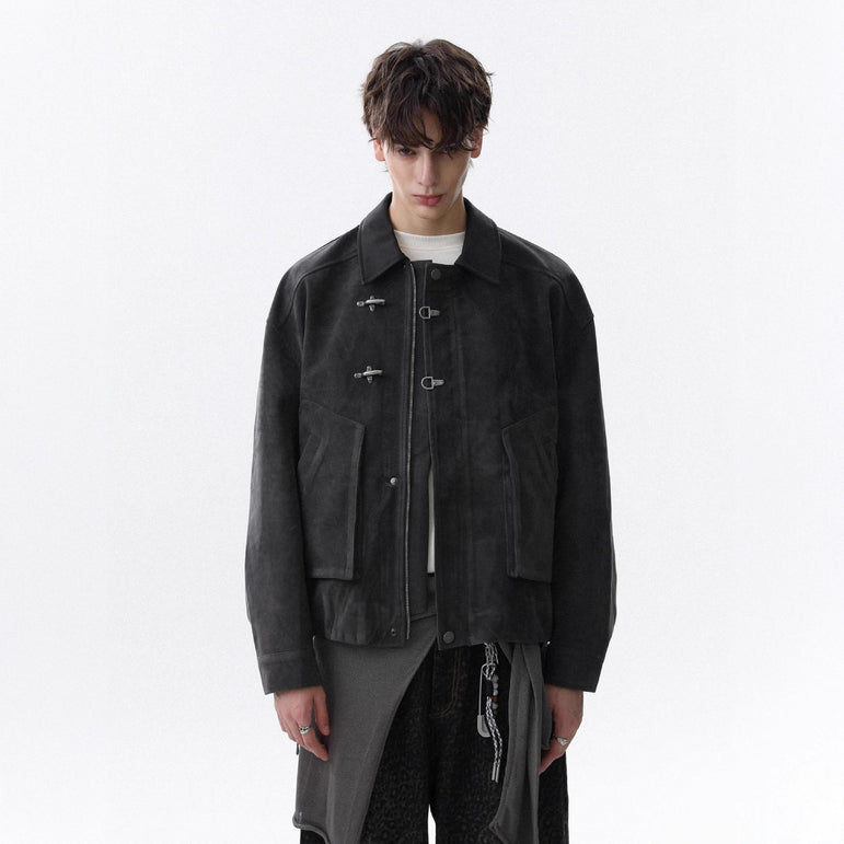 D-vine Maillard Leather Jacket