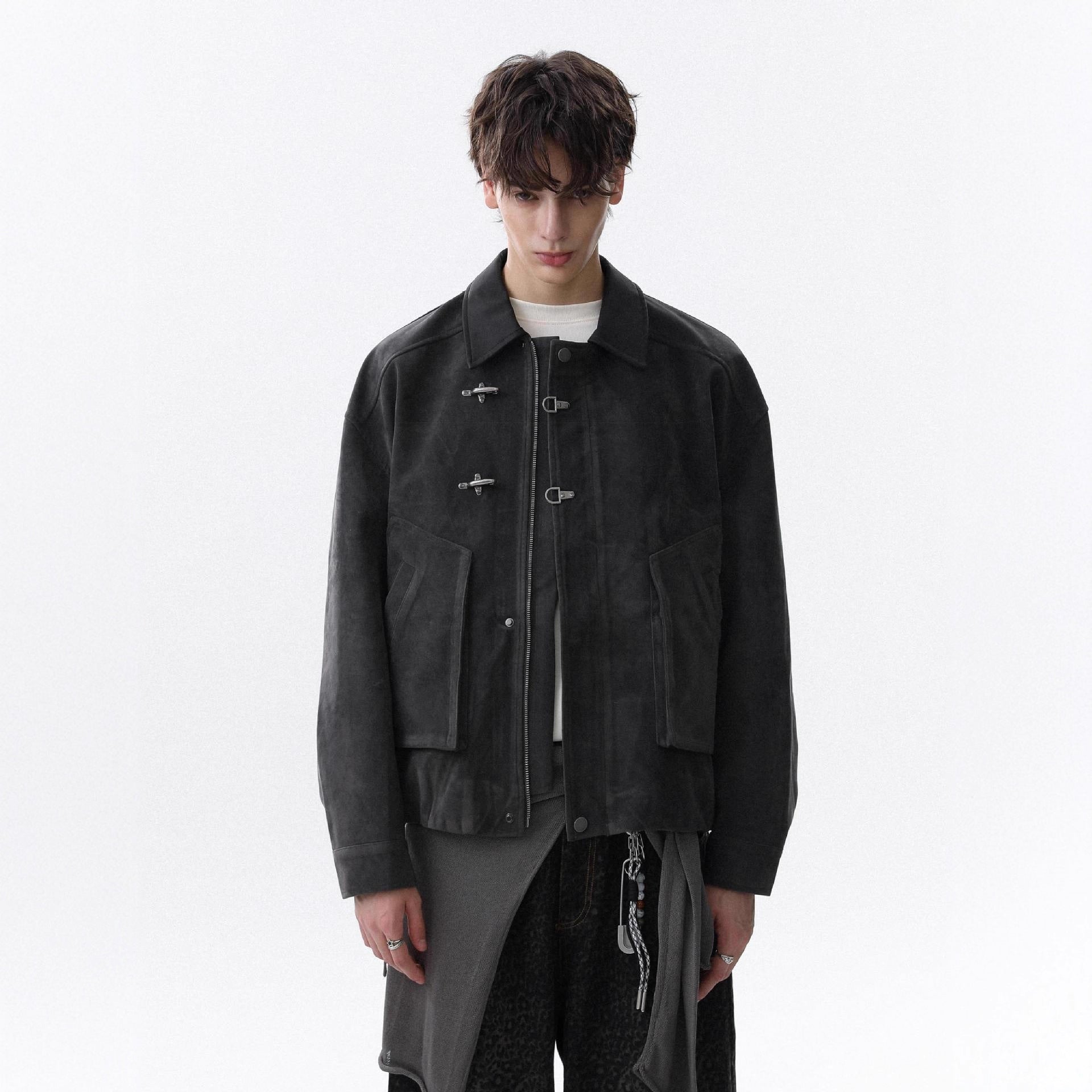 D-vine Maillard Leather Jacket