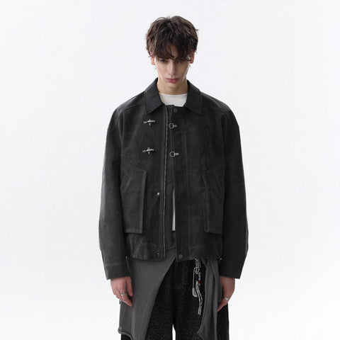 D-vine Maillard Leather Jacket