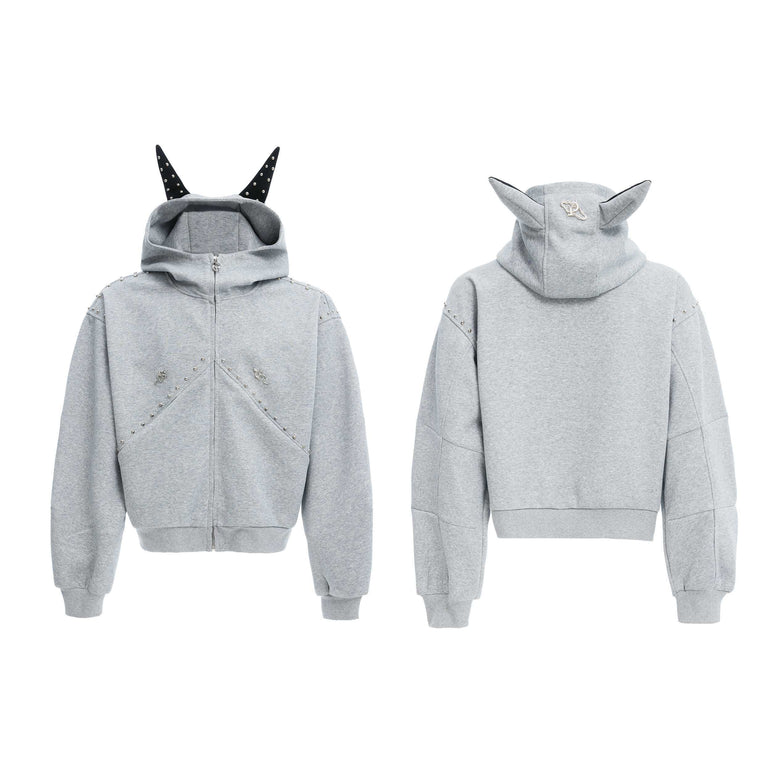 Cat Ear Hooded Sweatshirt | Casual Streetwear Hoodie