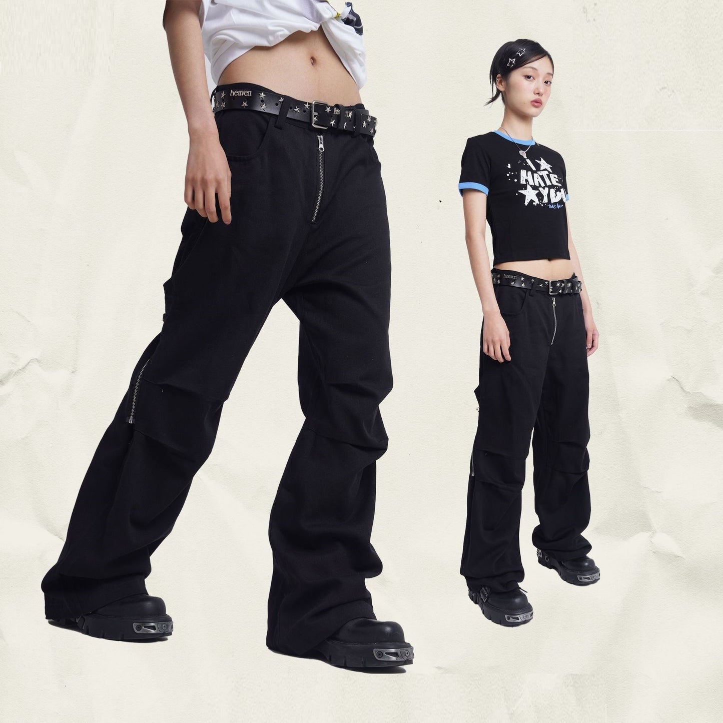 Unisex Oversized Denim Jeans