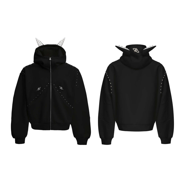 Cat Ear Hooded Sweatshirt | Casual Streetwear Hoodie