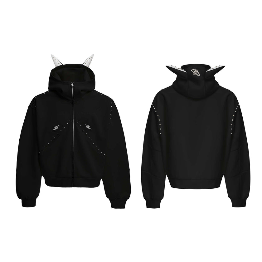 Cat Ear Hooded Sweatshirt | Casual Streetwear Hoodie