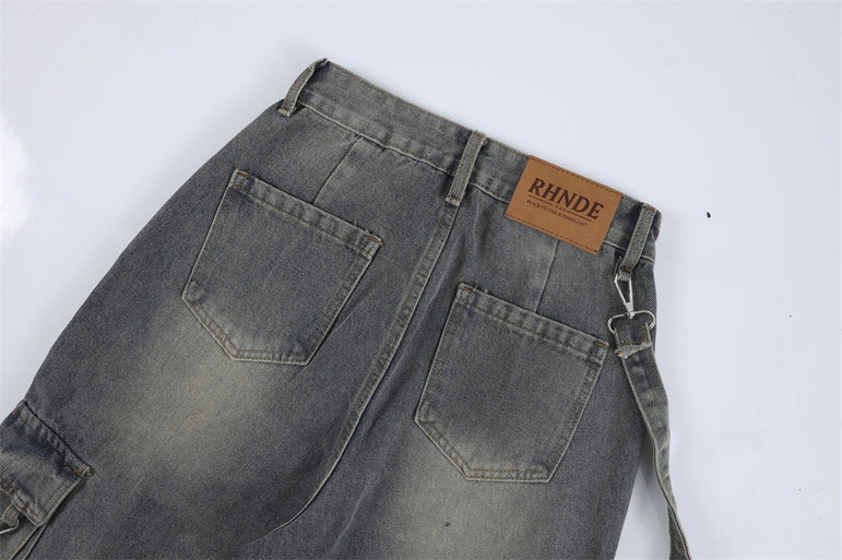 Reimagined Retro Multi-pocket jeans
