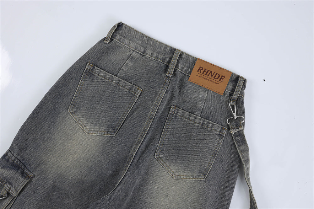 Reimagined Retro Multi-pocket jeans