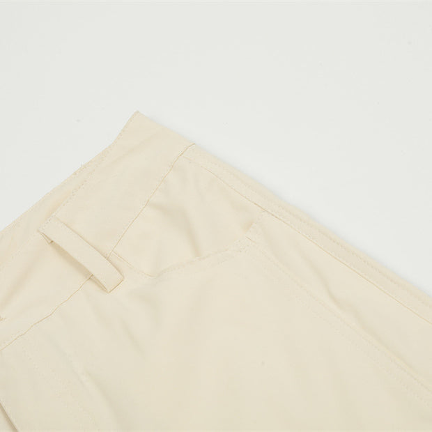 D-vine Willow Clinch Pleated Cargos - pleating detail close-up