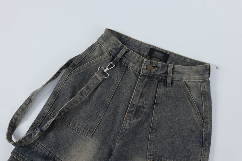 Reimagined Retro Multi-pocket jeans