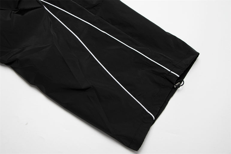 Striped Jogger Cargo Pants | Loose Fit Trousers