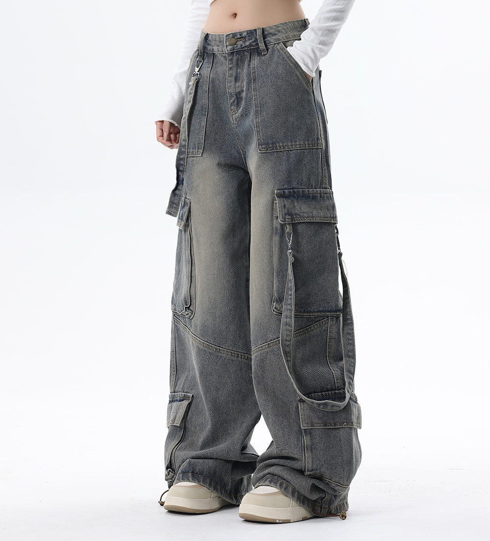 Reimagined Retro Multi-pocket jeans